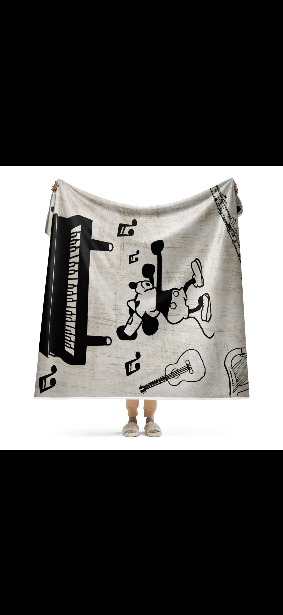 Steamboat musical Sherpa blanket