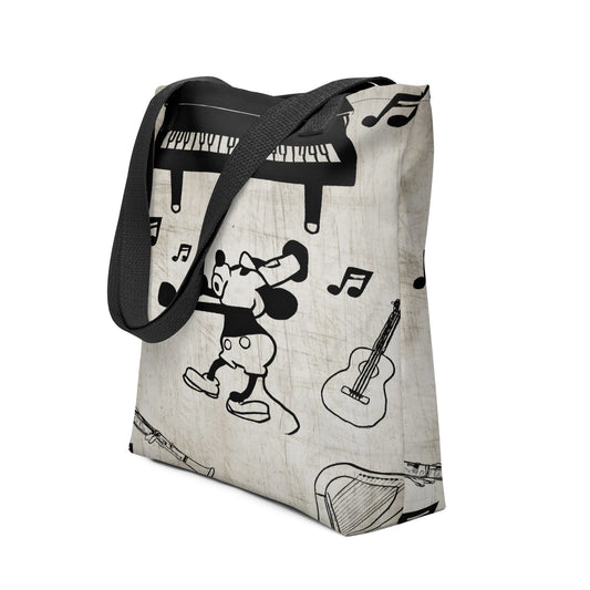Steamboat musical tote bag